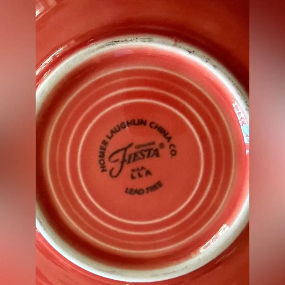 Fiesta Ware saucer small plates x4 Vintage colors